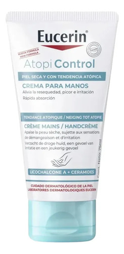 D_780356-Mlc111970316558_062026-O.jpg Eucerin Atopic Control Crema Para Manos 75 Ml. - Imagen 1