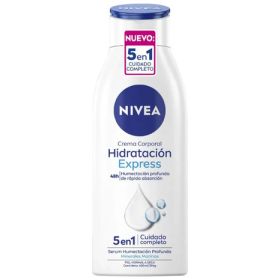 Nivea Crema Corporal Hidratacion Express Piel Seca 48h Humectacion Profunda Suavidad Minerales Marinos Cuidado Diario 400ml Neutra