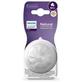 Tetina Natural Response Flujo Espeso 2u 6m+ SCY966/02 Avent