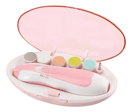 D_790537-Mlc113768729199_062026-O.jpg Limadora De Uñas Para Bebes Con Led Y Baterias Color Rosa - Imagen 1