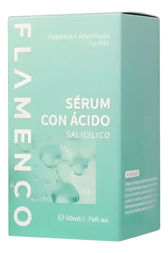 D_793617-Mlc93577711469_092025-O.jpg Serum De Ácido Salicílico 50Ml Skincare Flamenco® Mixta Día/Noche - Imagen 1