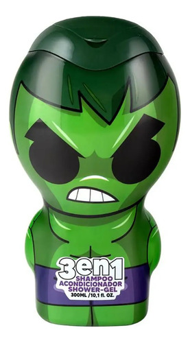 D_797017-Mlc88629874664_072025-O.jpg Gelatti 3En1 Shampooo-Acond Marvel Hulk 300Ml - Imagen 1
