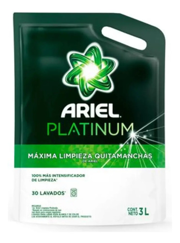 D_798584-Mlc102495930068_122025-O.jpg Ariel Platinium Detergente Liquido 3L - Imagen 1