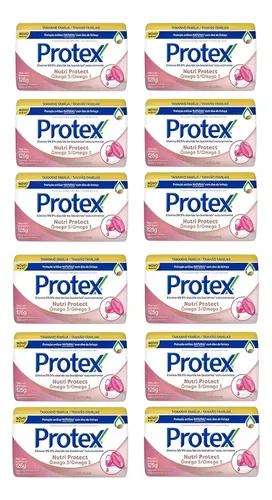 D_798789-Mlc112589926716_062026-O.webp Pack 12 Protex Jabón Barra Antibacterial Omega 3 / 125Gr - Imagen 1