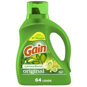 Detergente Liquido Gain Original 64 Lavados 2,72 Litros