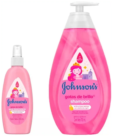 D_803877-Mlc74624238289_022024-O.jpg Shampoo 750Ml Mas Spray Desenredante 200Ml Gotas De Brillo - Imagen 1