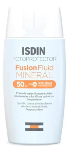 D_804616-Mlc104890087887_012026-O.jpg Isdin Fotoprotector Fusion Fluid Mineral 50Ml - Imagen 1