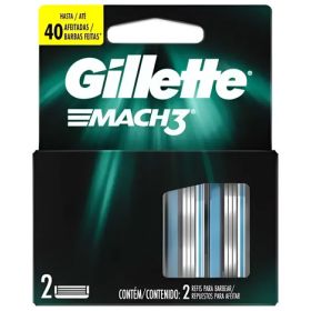Gillette Mach3 Repuestos De 2 Cartuchos