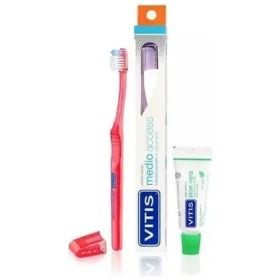Cepillo dental medio access + mini pasta vitis