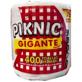 Piknic Gigante Protex 1 Rollo - 400 Toallas De Papel