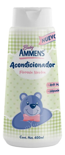D_807341-Mlc112755000469_062026-O.jpg Acondicionador Ammens Baby Fórmula Neutra Con Tapa 400 Ml - Imagen 1