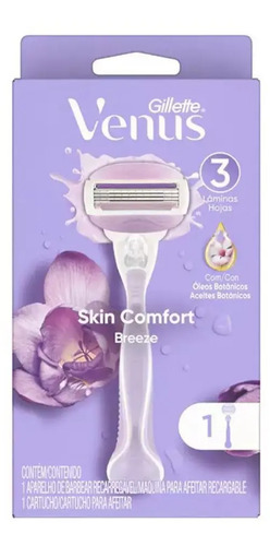 D_808751-Mlc54760585588_032023-O.jpg Rastrillo Para Mujer Gillette Venus Ultra Comfort Breeze Con Barras Humectantes Y 3 Hojas 1 Ud - Imagen 1