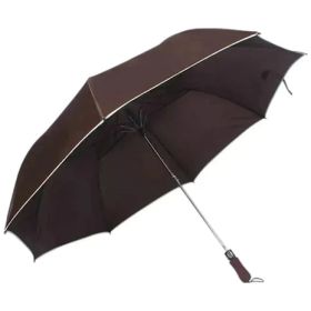 Paraguas Plegable Impowick Pvc Negro Diseño Liso 90cm Ideal Para Mochila Negro/gris