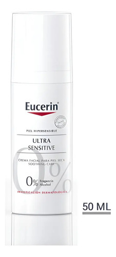 D_813898-Mlc93574865763_092025-O.jpg Eucerin Ultrasensitive Crema Facial Para Piel Seca Soothing - Imagen 1