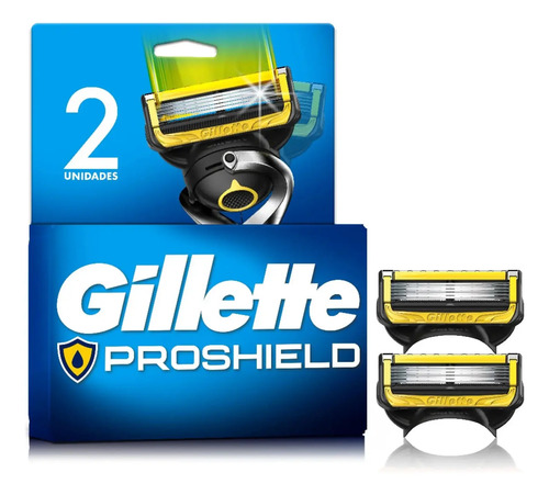 D_816648-Mlc99635896475_112025-O.jpg Gillette Proshield Repuestos De Afeitar 2Un - Imagen 1