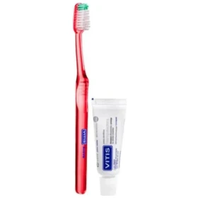 Vitis Medio Cepillo Dental + Mini Pasta 15 Ml