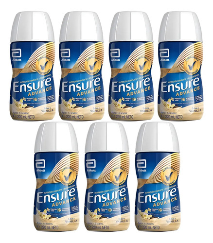 D_820766-Mlc95510473394_102025-O.jpg Abbott Ensure Advance Sabor Vainilla 220Ml X7 Vainilla - Imagen 1