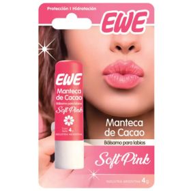 Ewe Balsamo Para Labios Soft Pink 4g