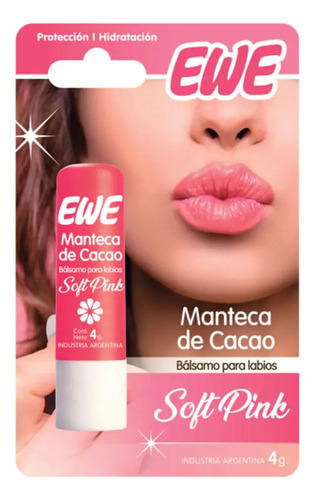 D_821479-Mlc86678886761_062025-O.jpg Ewe Balsamo Para Labios Soft Pink 4G - Imagen 1