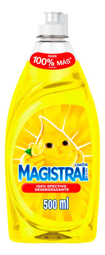 D_822843-Mlc92009015151_092025-O.jpg Magistral Lavalozas Concentrado Ultra Limón 500Ml - Imagen 1