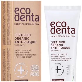 ECO DENTA PASTA DENTAL ORGANICA ANTI-PLACA 75ML SABOR COCO