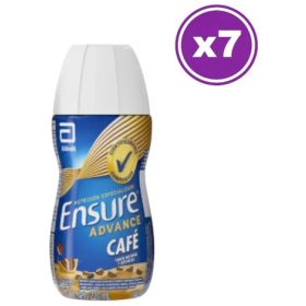 Pack 07 Ensure Advance Liquido Sabor Cafe 220ml Café