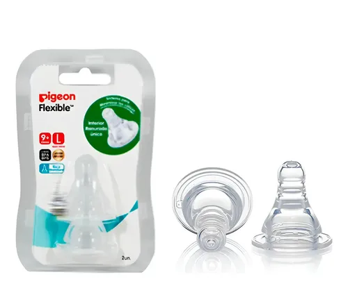 D_825973-Mlc112589111934_062026-O.webp Pigeon Softouch Chupete Tetina Repuest Talla L Azul Pack 2U - Imagen 1