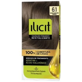 Elicit Tinte Para Pelo Color Rubio Oscuro Ceniza 6.1 45 G Rubio Oscuro Ceniza
