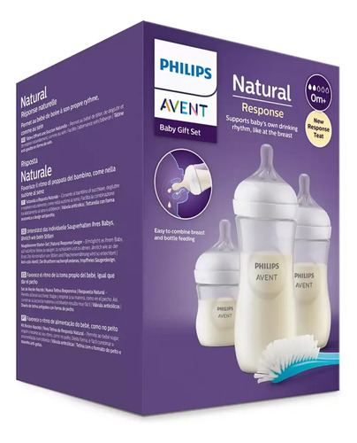 D_831917-Mlc111674912152_062026-O.jpg Set Mamaderas Avent Scd837 Natural 125-260-330Ml - Imagen 1