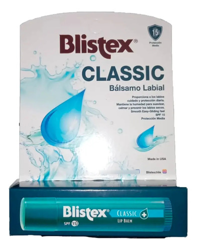D_833209-Mla79293375951_092024-O.jpg Blistex F-15 Balsamo Labial Classic - Imagen 1