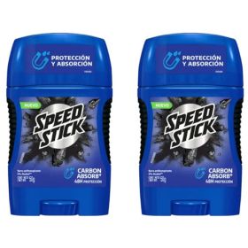 Pack Speed Stick Carbón Antitranspirante En Barra 50g X2 Lavanda