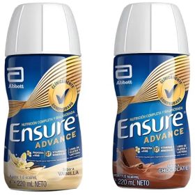 Abbott Ensure Adv Vainilla 220ml Y Chocolate 220ml