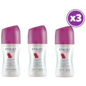 Pack 03 Etiquet Women Antitraspirante Roll On Clasico 60g