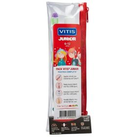 PACK VITIS JUNIOR CEPILLO , PASTA, ENJUAGUE BUCAL