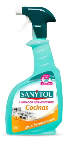 D_845711-Mlc112590052716_062026-O.webp Sanytol Limpiador Ultra Desengrasante Cocina 500Ml - Imagen 1
