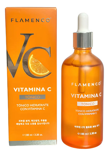 D_847866-Mlc93574590791_092025-O.jpg Flamenco Tonico Vitamina C 100 Ml Momento De Aplicación Día/Noche Tipo De Piel Todo Tipo De Piel - Imagen 1