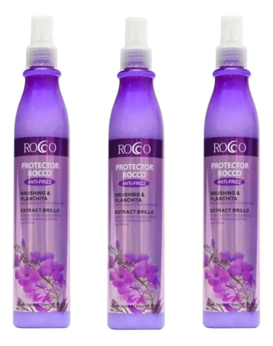 D_848316-Mlc113045560279_062026-O.jpg Pack Rocco Protector Anti- Frizz 375 Ml X3 - Imagen 1