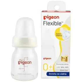 Pigeon Biberon Vidrio Peristaltic Niple 50 Ml