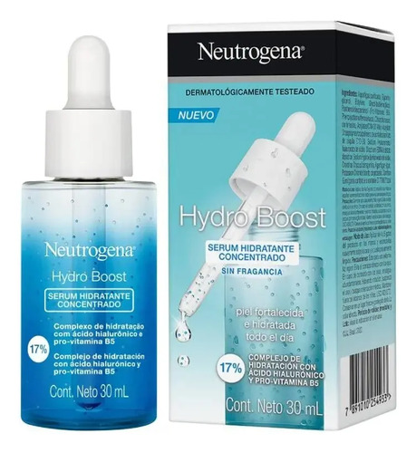 D_850396-Mlc74680544678_022024-O.jpg Serum Hidratante Concentrado Hydro Boost 30Ml Neutrogena - Imagen 1
