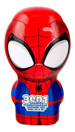 D_852404-Mla99910343763_112025-O.jpg Marvel Shampoo Infantil 3 En 1 Spiderman Rojo 300 Ml - Imagen 1