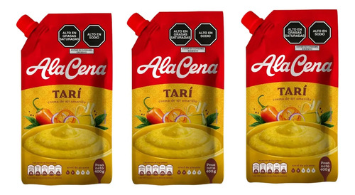D_853594-Mlc93389146683_092025-O.jpg Pack 03 Crema De Aji Tari Alacena 400Gr - Imagen 1