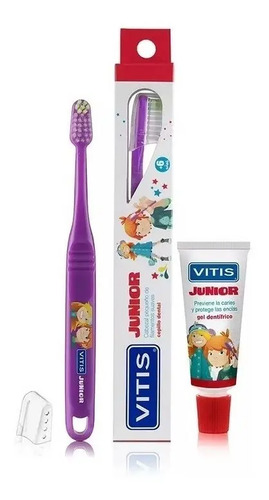 D_855495-Mla99892160767_112025-O.jpg Vitis Junior Cepillo Dental + Mini Pasta 15Ml - Imagen 1