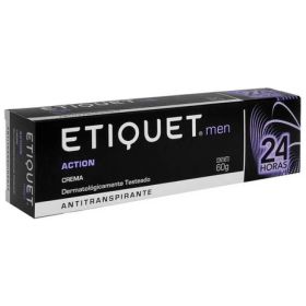 Etiquet Desodorante Crema Men Action 60 G