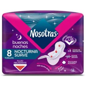 Toalla higienica nocturna suave 8u nosotras