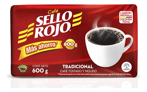 D_859140-Mlc92800761167_092025-O.jpg Café Sello Rojo 600Gr - Imagen 1