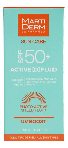 D_861369-Mlc77619059963_072024-O.jpg Martiderm Active Fluid Spf50+ 50 Ml Protector Solar - Imagen 1