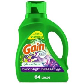 Detergente Liquido Gain Moonlight 64 Lavados 2,72 Litros