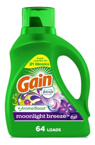 D_862292-Mlc112589660654_062026-O.jpg Detergente Liquido Gain Moonlight 64 Lavados 2,72 Litros - Imagen 1