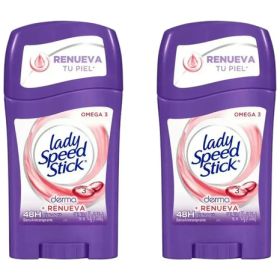 Lady Speed Stick Omega 3 Antitranspirante Gel 45g x2