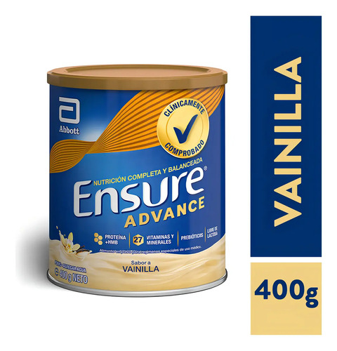 D_869614-Mla100065251677_122025-O.jpg Abbott Ensure Advance Sabor Vainilla 400G Vainilla - Imagen 1